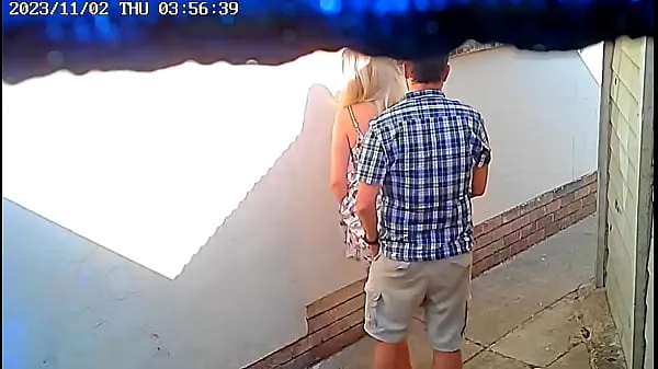 Νέα βίντεο Daring couple caught fucking in public on cctv camera ενέργειας