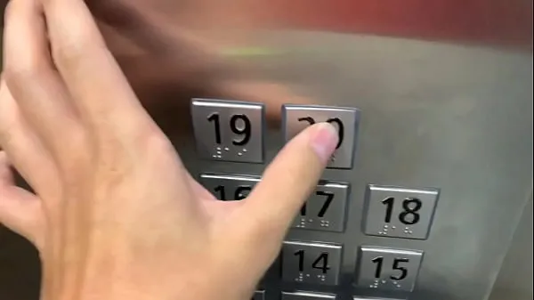 مقاطع فيديو جديدة للطاقة Sex in public, in the elevator with a stranger and they catch us