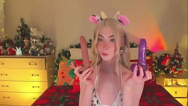 New Sweet Eaton Flexing Her Toys while doing Ahegao energy Videos