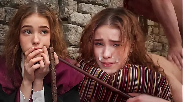 New ERECTO ! - Hermione´s First Time Struggles With A Spell - NoLube energy Videos