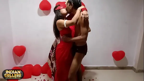 مقاطع فيديو جديدة للطاقة Loving Indian Couple Celebrating Valentines Day With Amazing Hot Sex